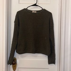 Universal Thread army green knit sweater